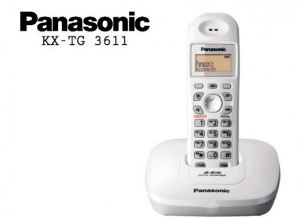 گوشی تلفن بیسیم پاناسونیک مدل kx-t 3611