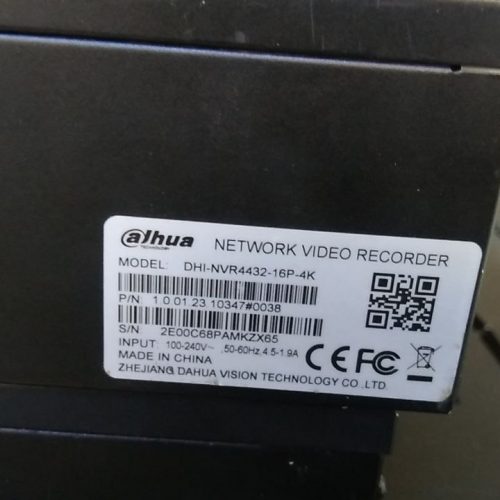 دستگاه ان وی آر داهوا DH-NVR-4416-16P-4K استوک